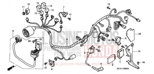 FAISCEAU DES FILS FES1252 de 2002